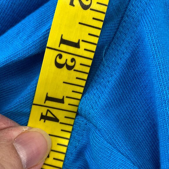 Vintage Union Bay River Short Elastic Waist Pockets Blue Long Small - Picture 11 of 12